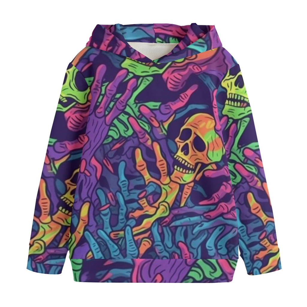 Skeleton I  - Kid's Heavyweight Pullover Hoodie
