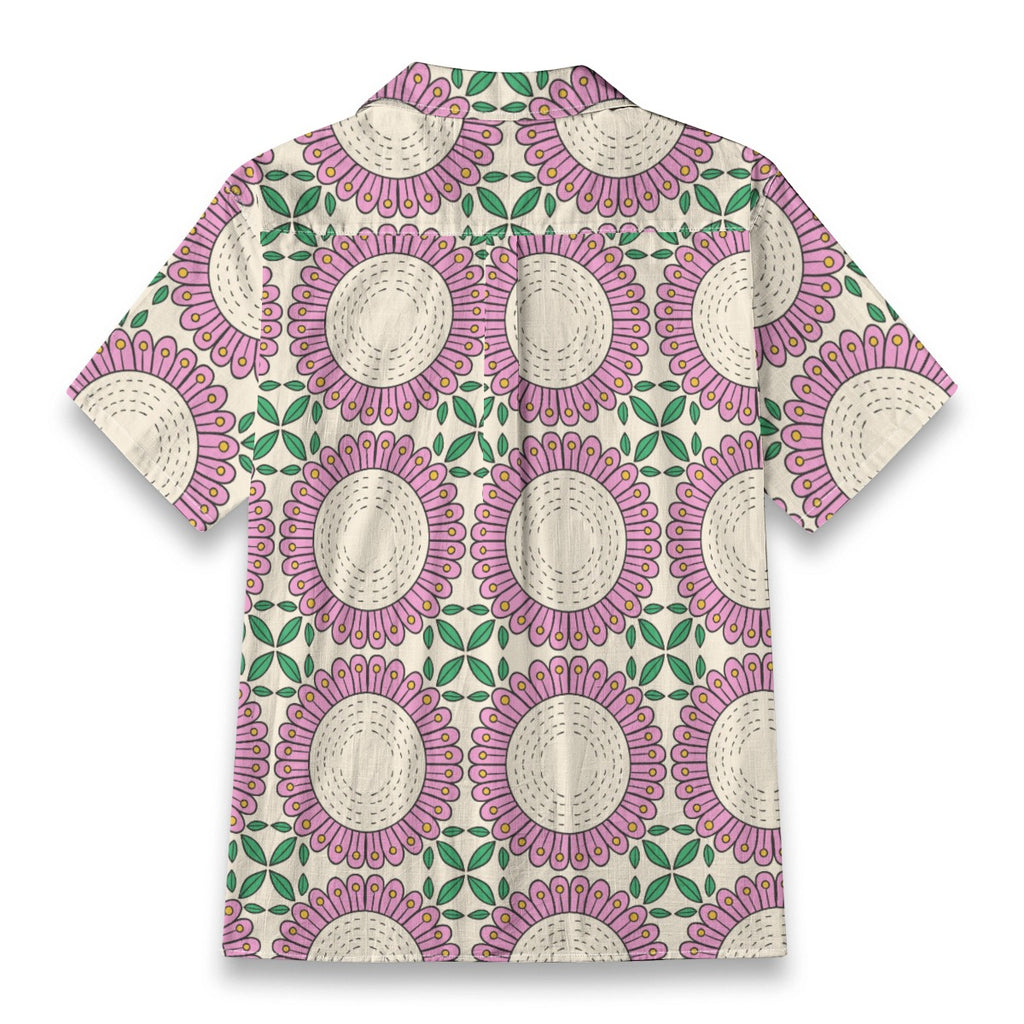 Retro Indian Print XV - Designer Shirt - 100% Cotton