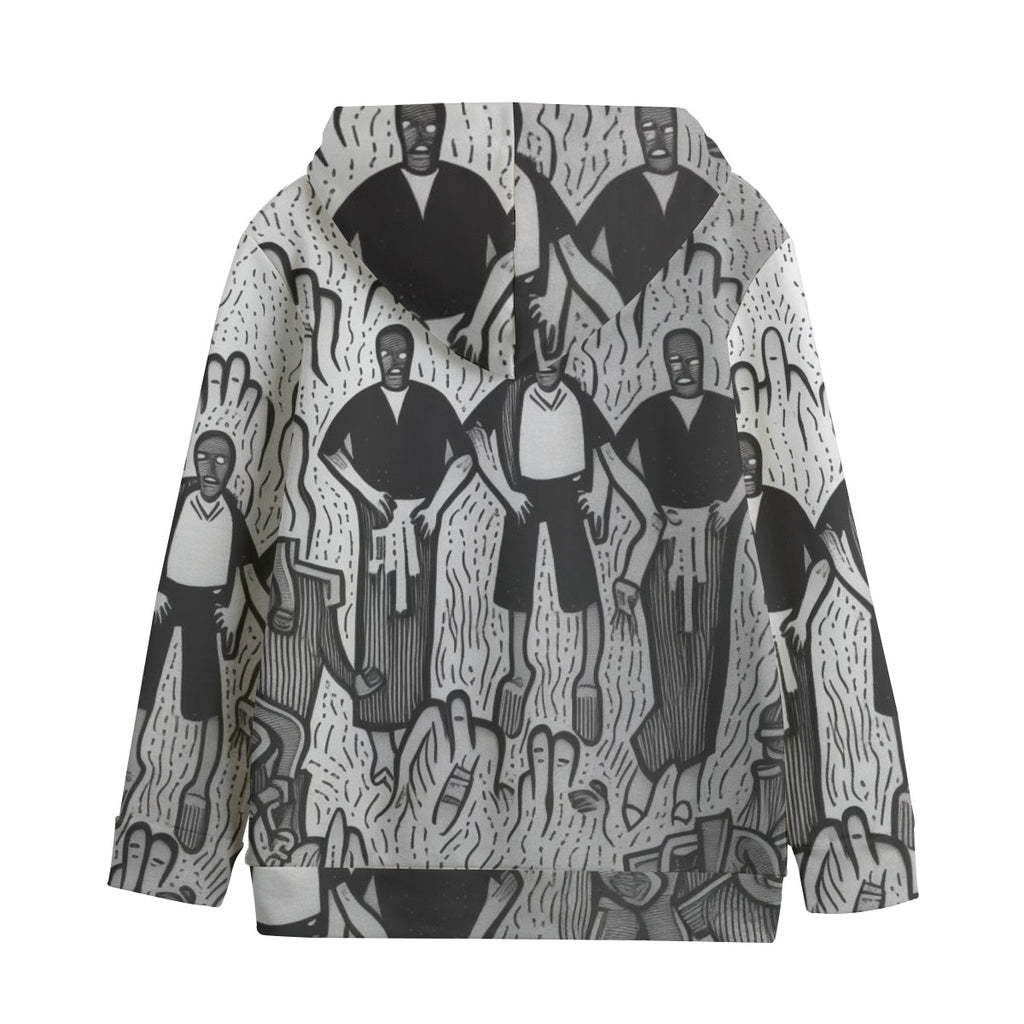 Zombie XVI- Kid's Heavyweight Pullover Hoodie