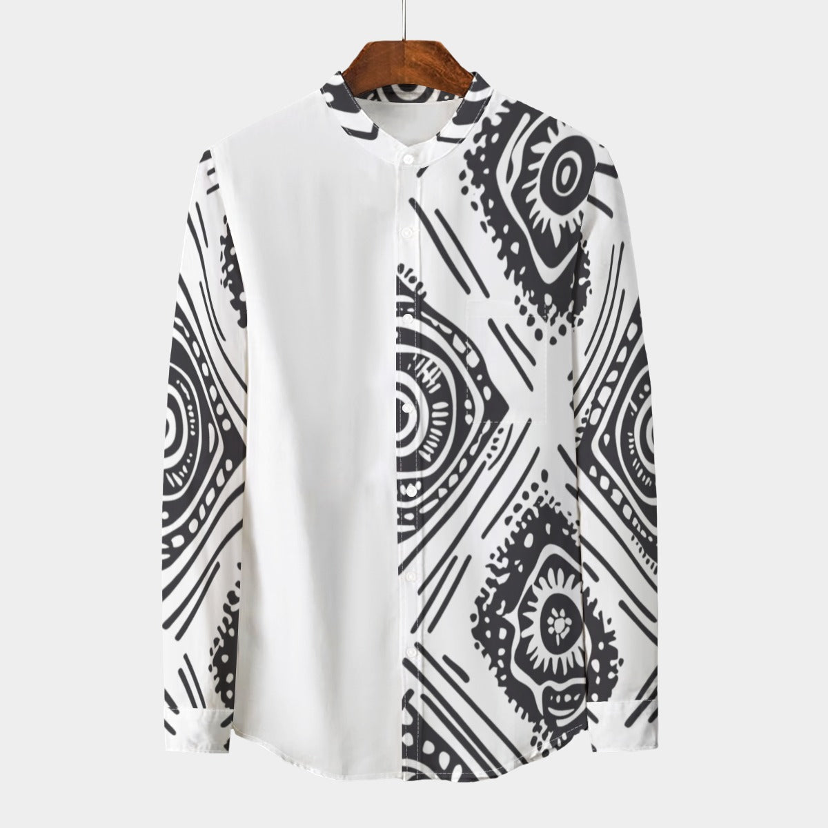Retro Indian Print XXXIV- Designer Shirt