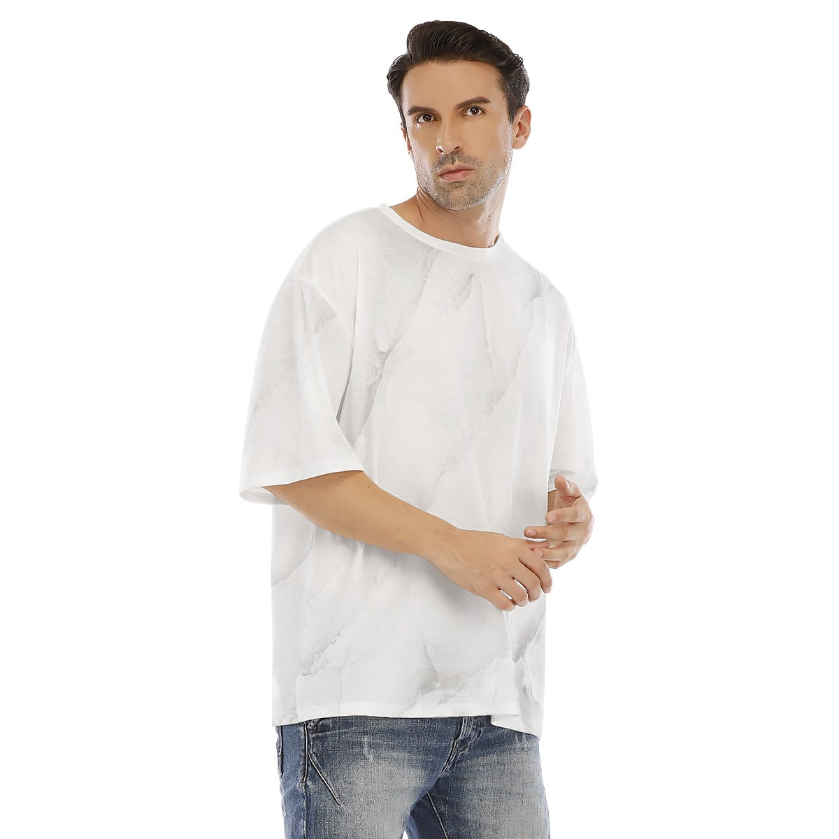 Marble II - Men's Drop Shoulder T-shirt