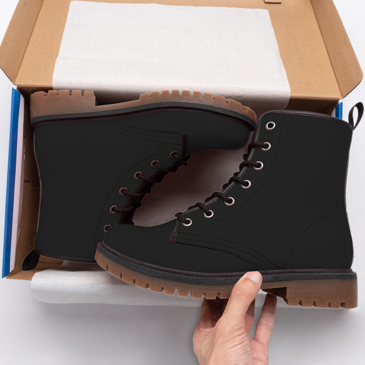Black - Men's Martin Short Boots