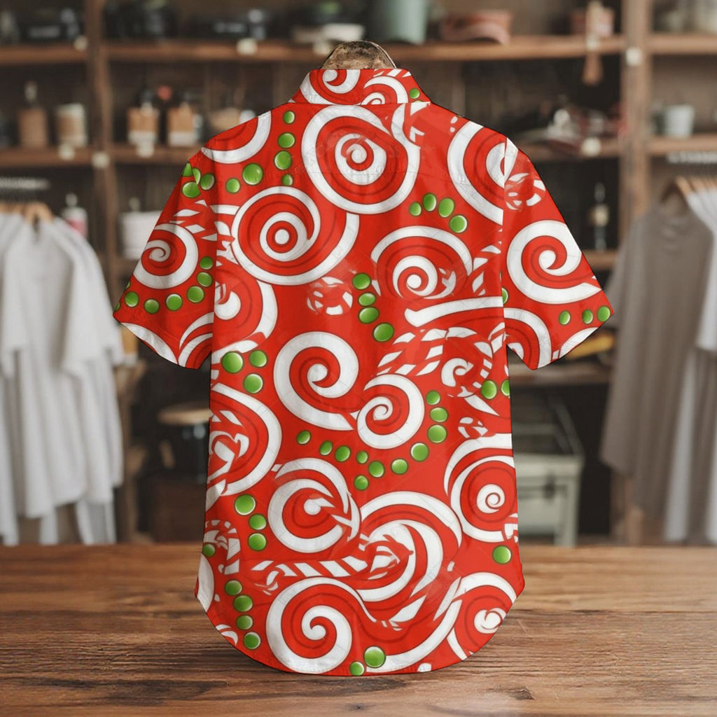 Candy- Candy - Men's Short Sleeve Shirt With Pockets