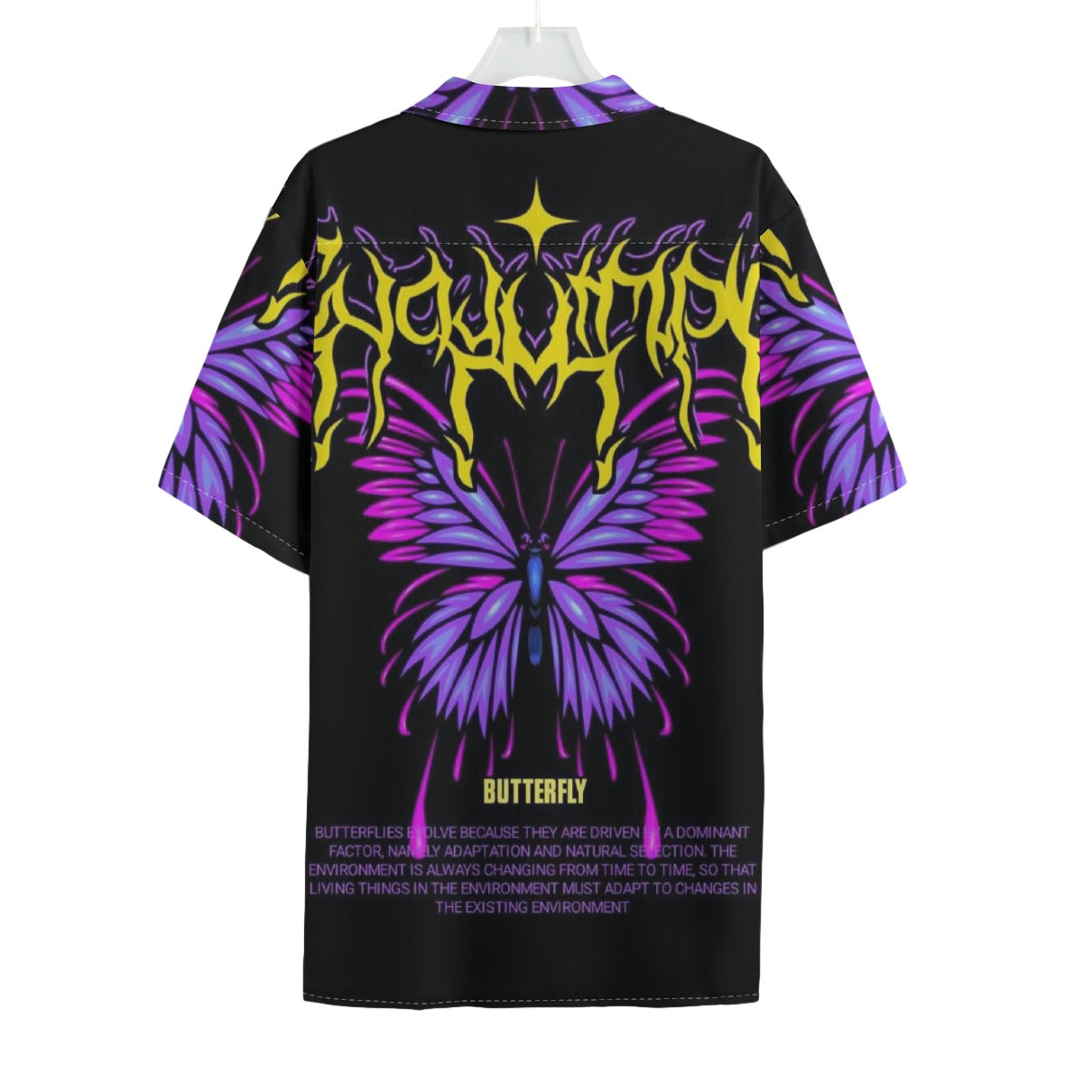 Butterfly Evolution - Men's Textured Clubwear Shirt