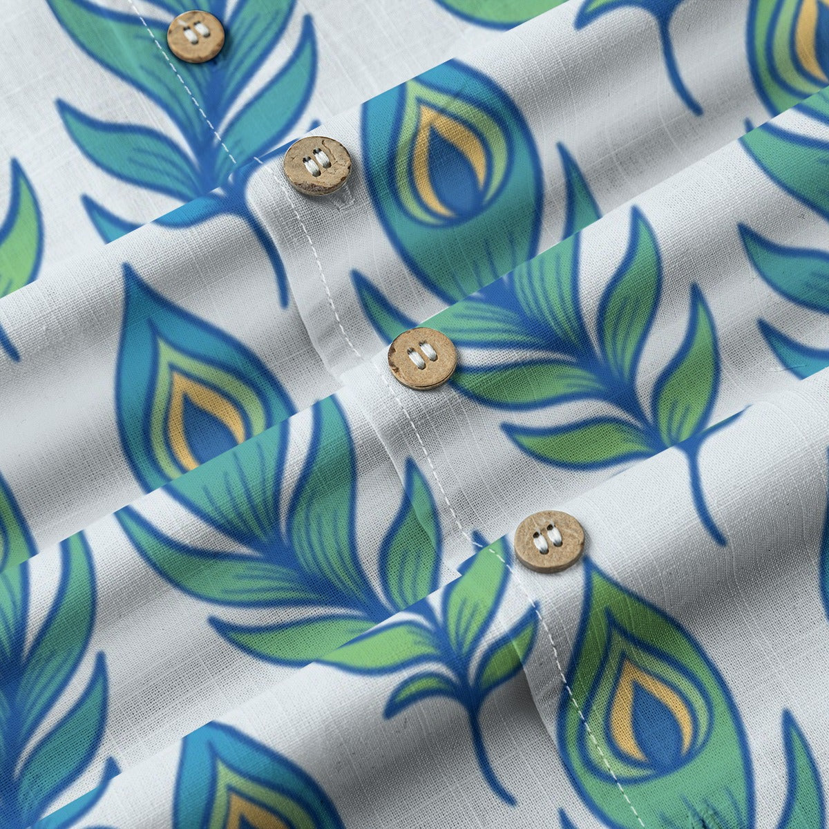 Retro Indian Print X - Designer Shirt - 100% Cotton
