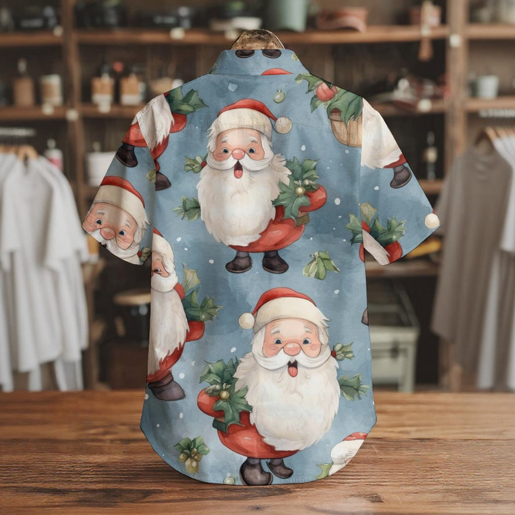 Ho ! Ho! Ho ! -  Men's Short Sleeve Shirt With Pockets