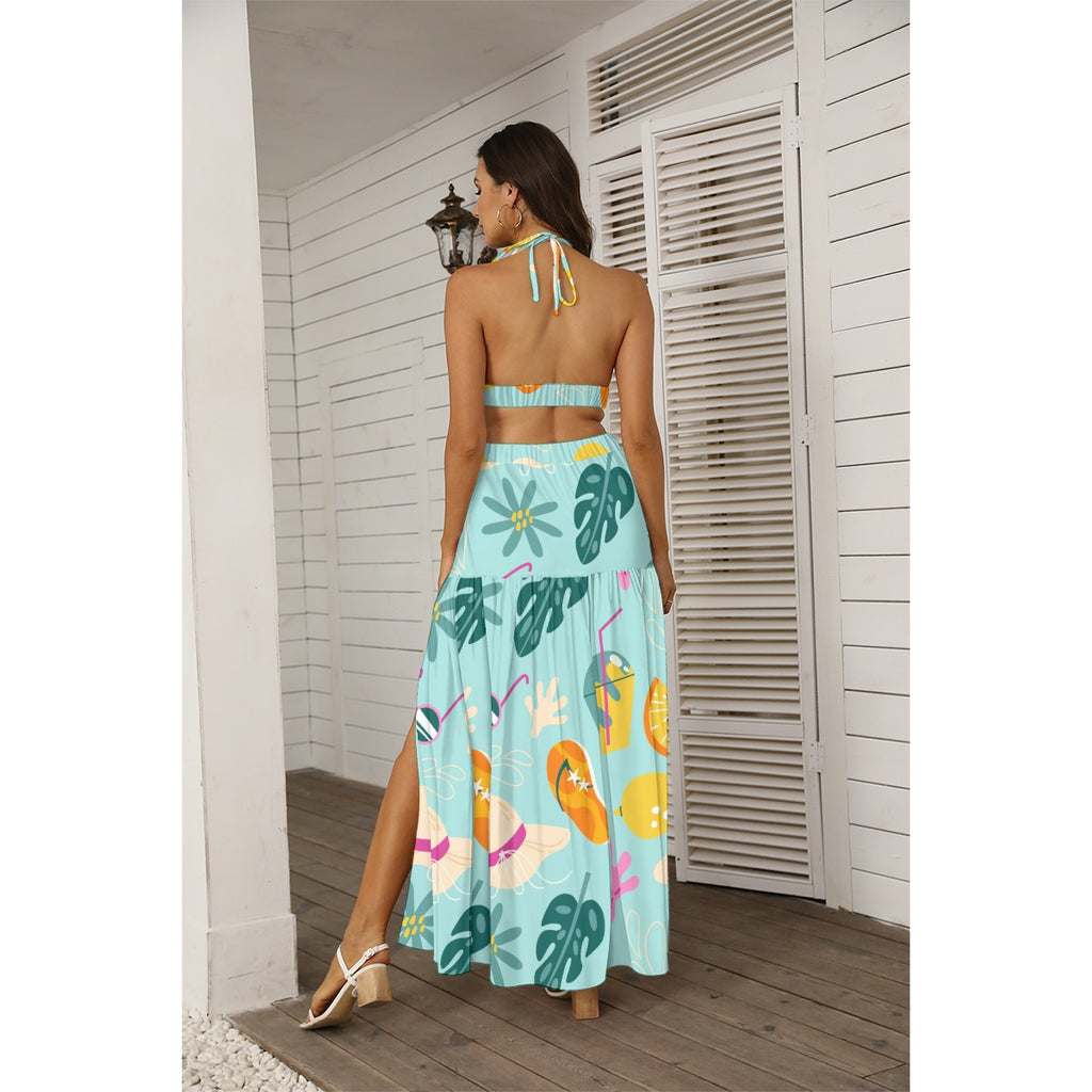 Tide Rebel -  Women's Tie Back Wrap Dress