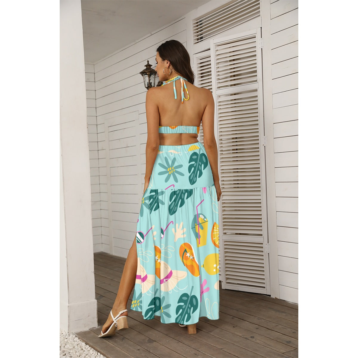 Tide Rebel -  Women's Tie Back Wrap Dress