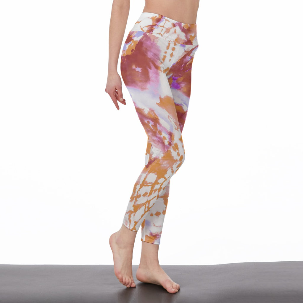 Women's High Waist Leggings | Side Stitch Closure