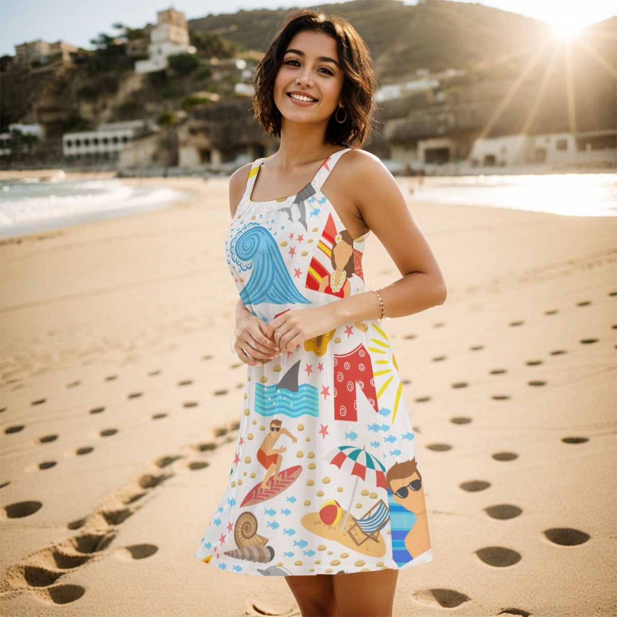 High Tide - Women's Sleeveless Cami Dress