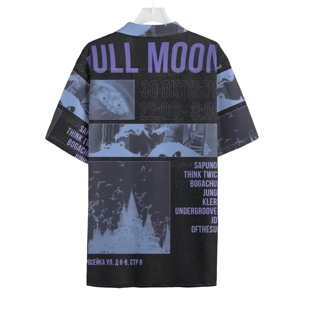 Twilight Moon - Men's Textured Clubwear Shirt