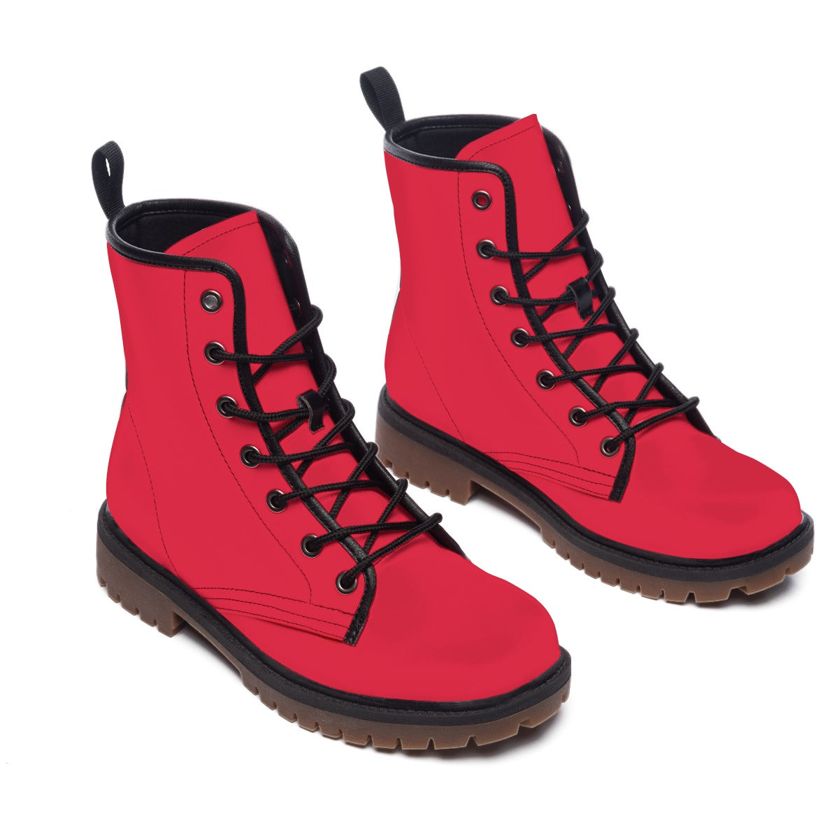 Cherry Red - Men's Martin Short Boots