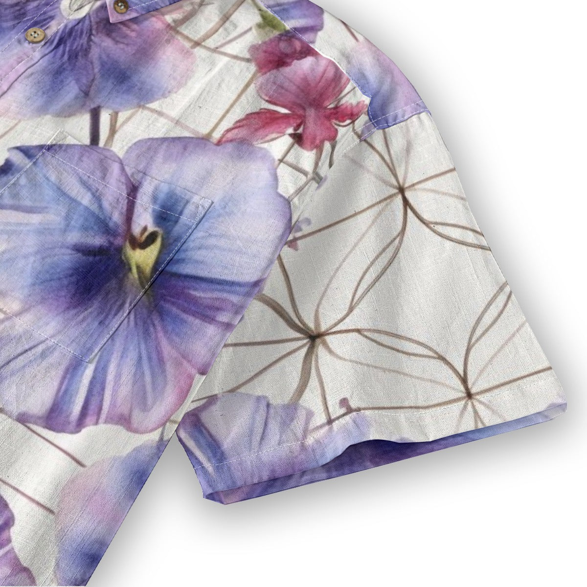 Shankupushpam - Designer Shirt - 100% Cotton