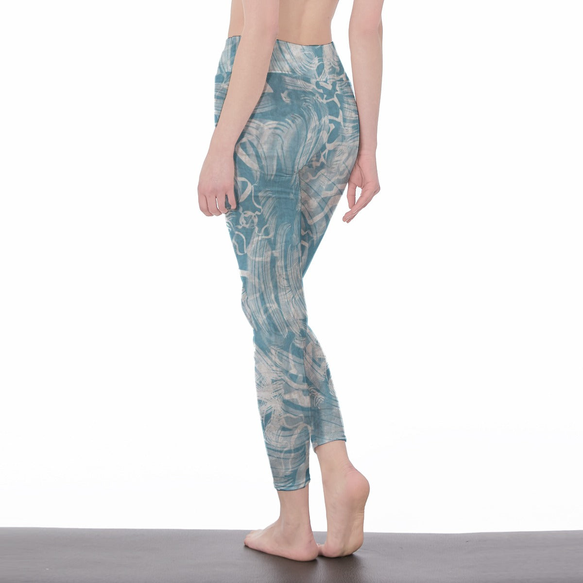 Women's High Waist Leggings | Side Stitch Closure