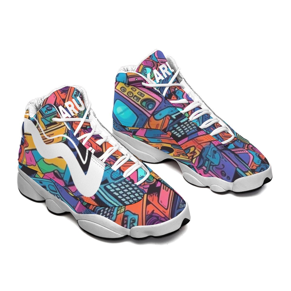 Data Surge - Curved Basketball Shoes