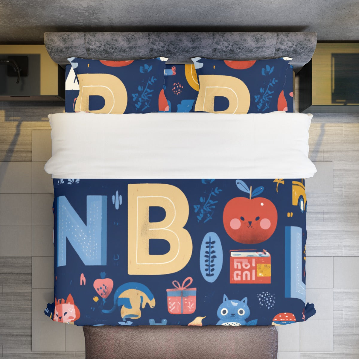 ABCD II - Four-piece Duvet Cover Set