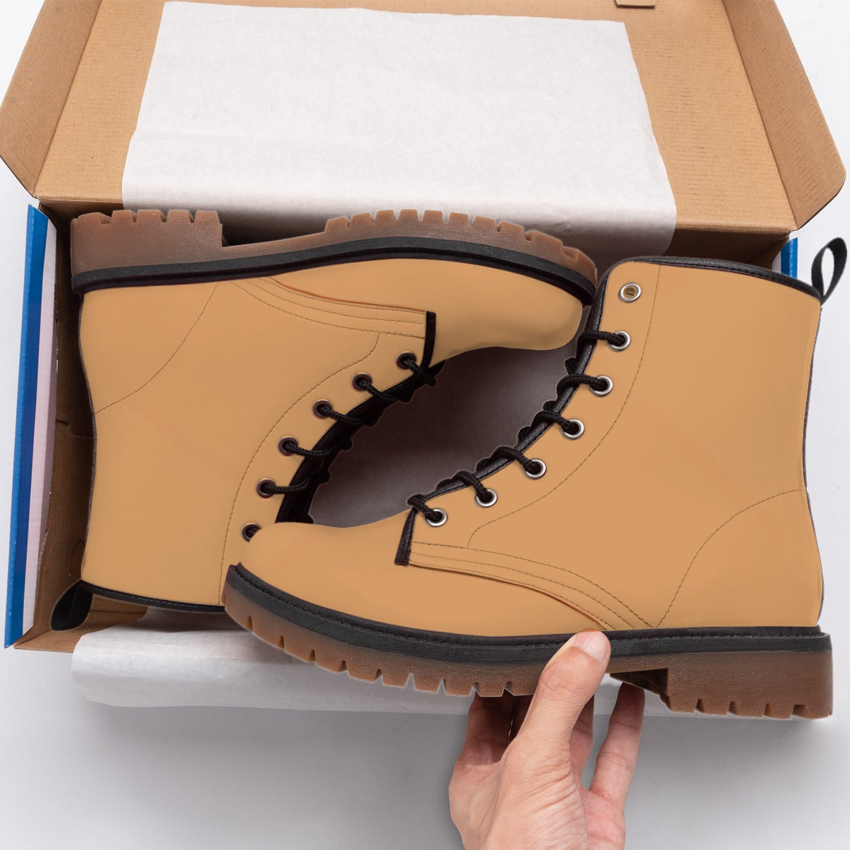 Deep Tan - Men's Martin Short Boots