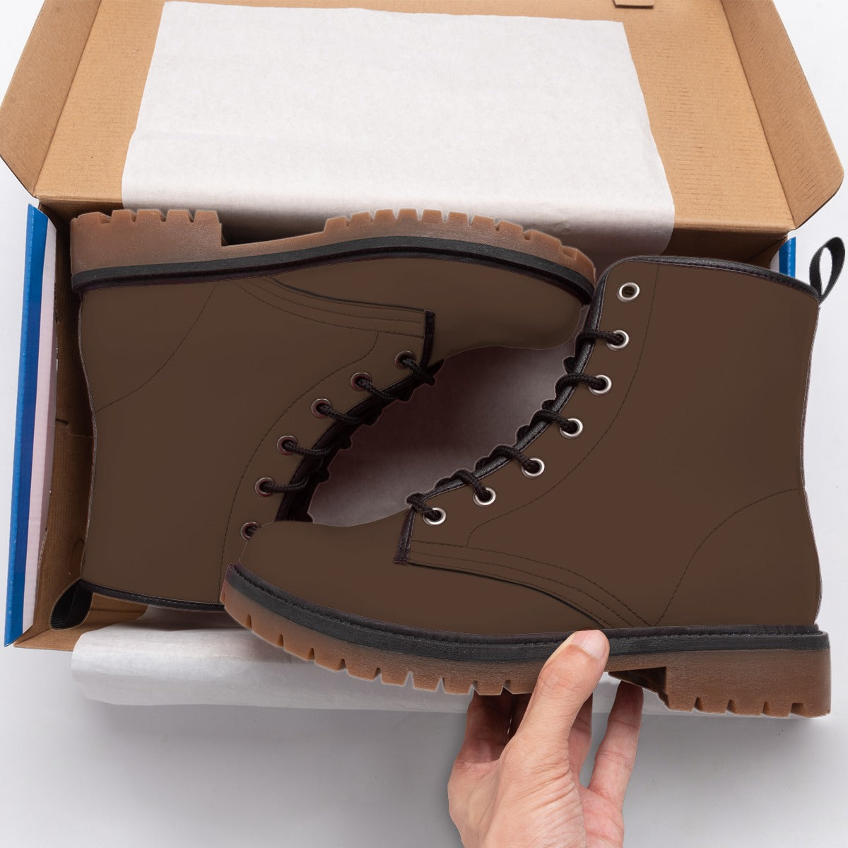 Dark Brown - Men's Martin Short Boots