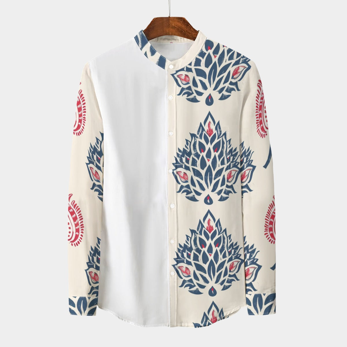 Retro Indian Print XXIII- Designer Shirt