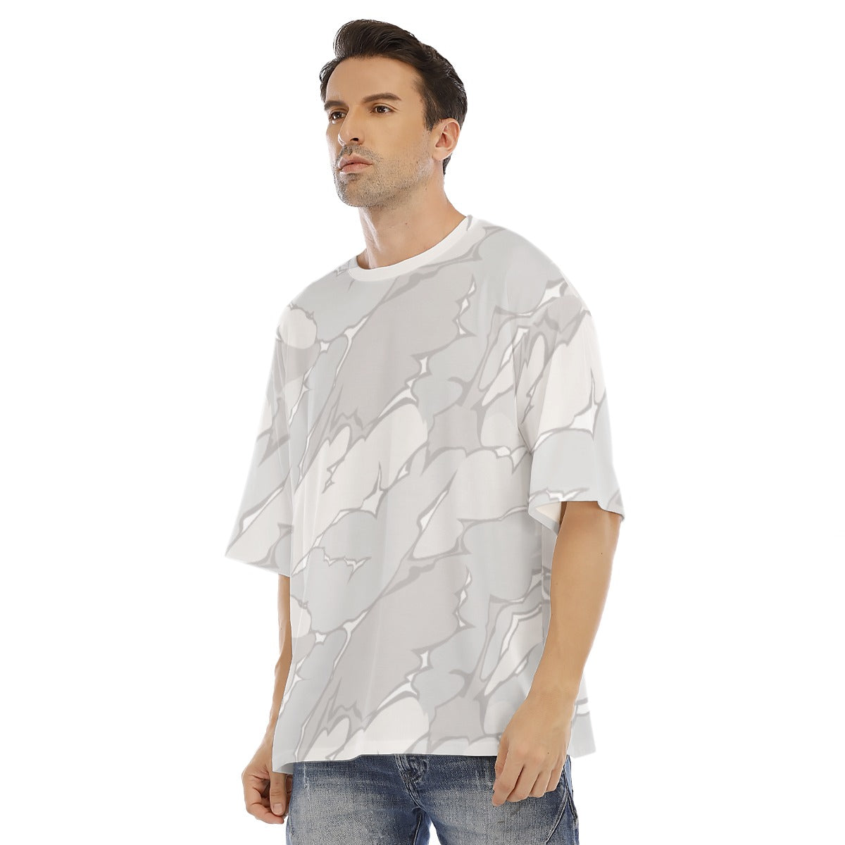 Lava Rush - Men's Drop Shoulder T-shirt With Short Sleeve