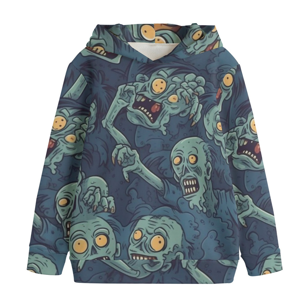 Zombie X - Kid's Heavyweight Pullover Hoodie