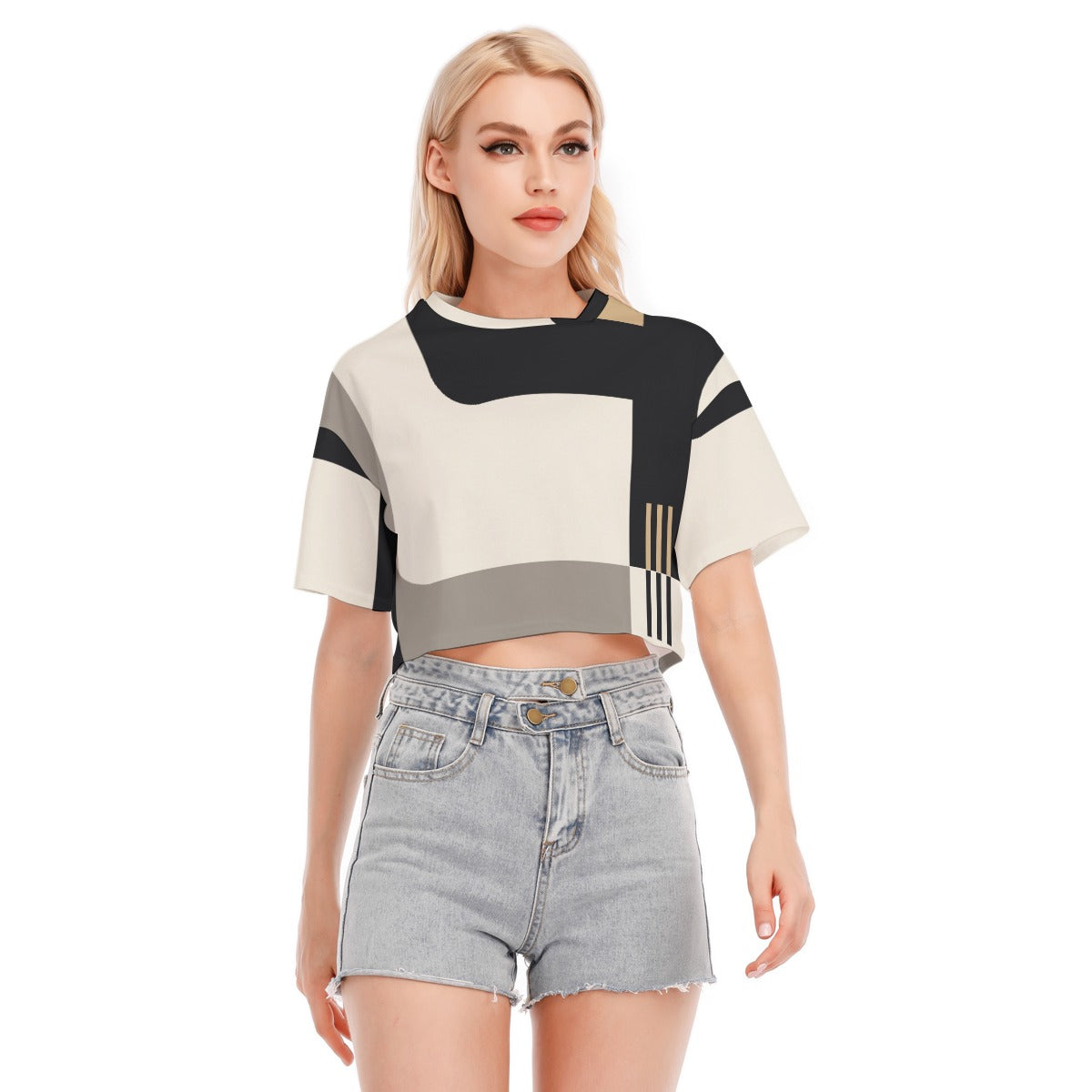 Radiant Axis - Women's Cropped T-shirt -     100 % Cotton