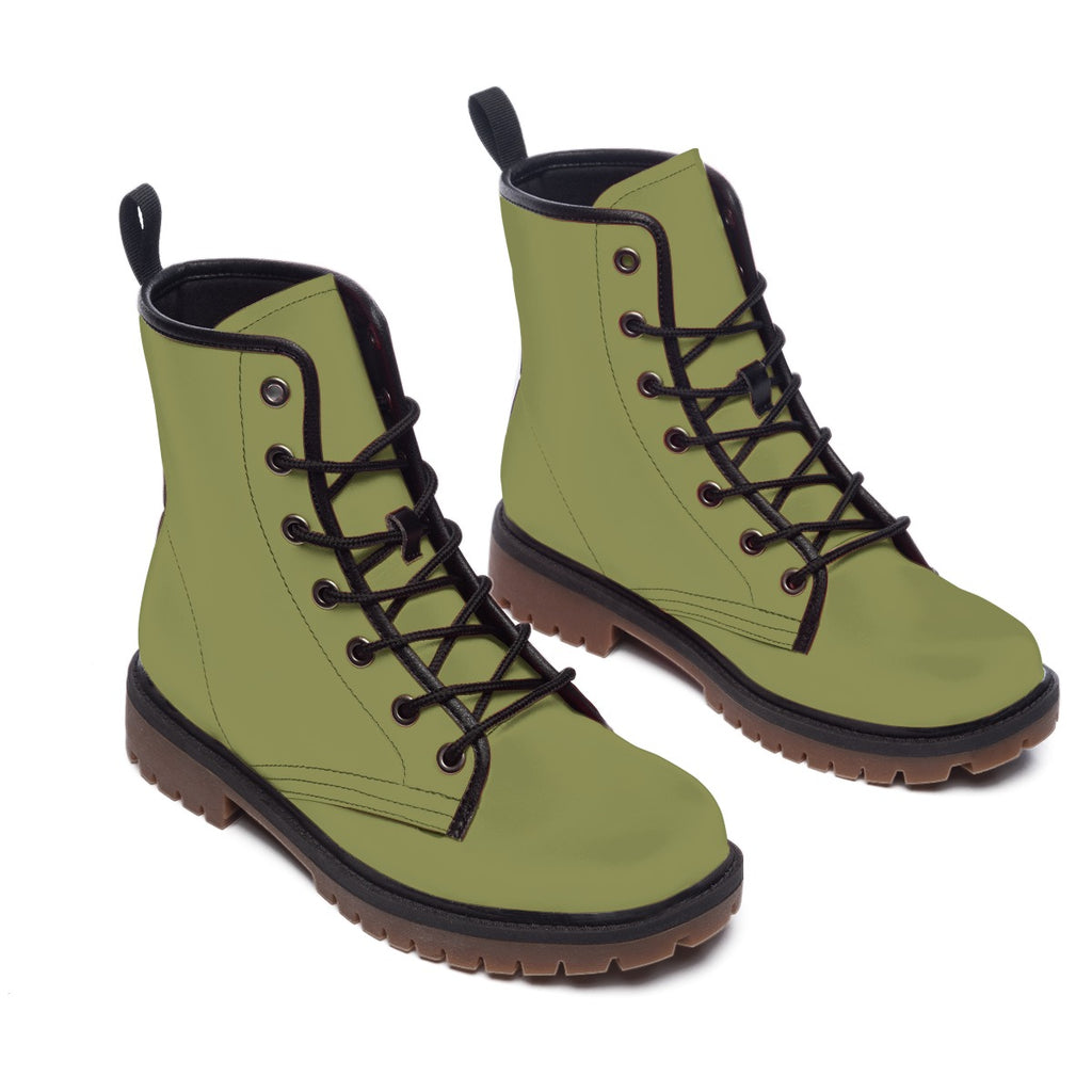 Olive Green - Men's Martin Short Boots
