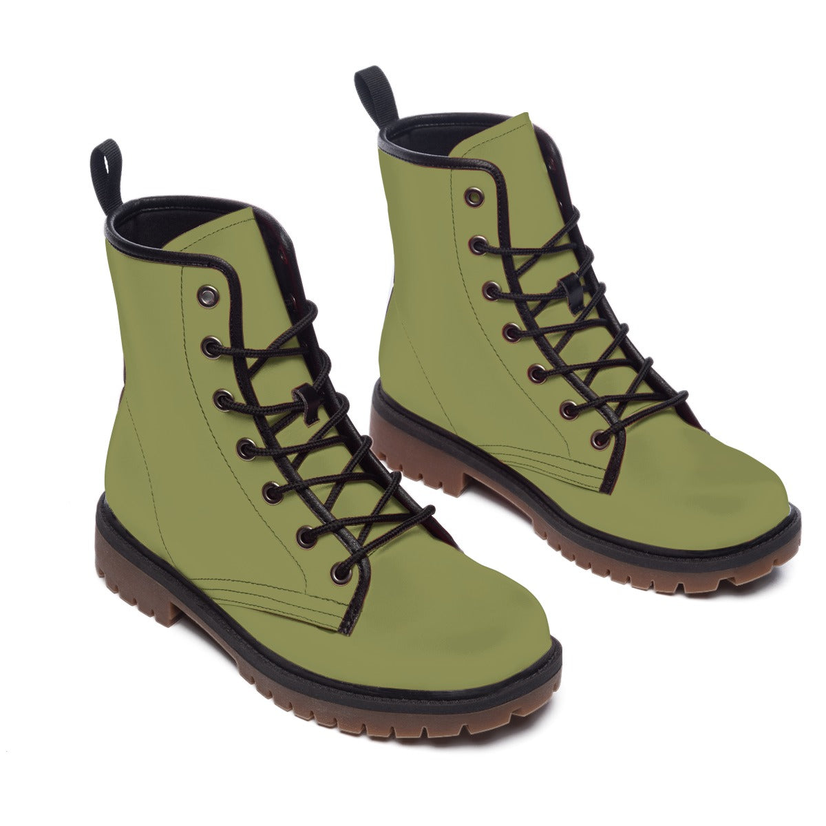 Olive Green - Men's Martin Short Boots