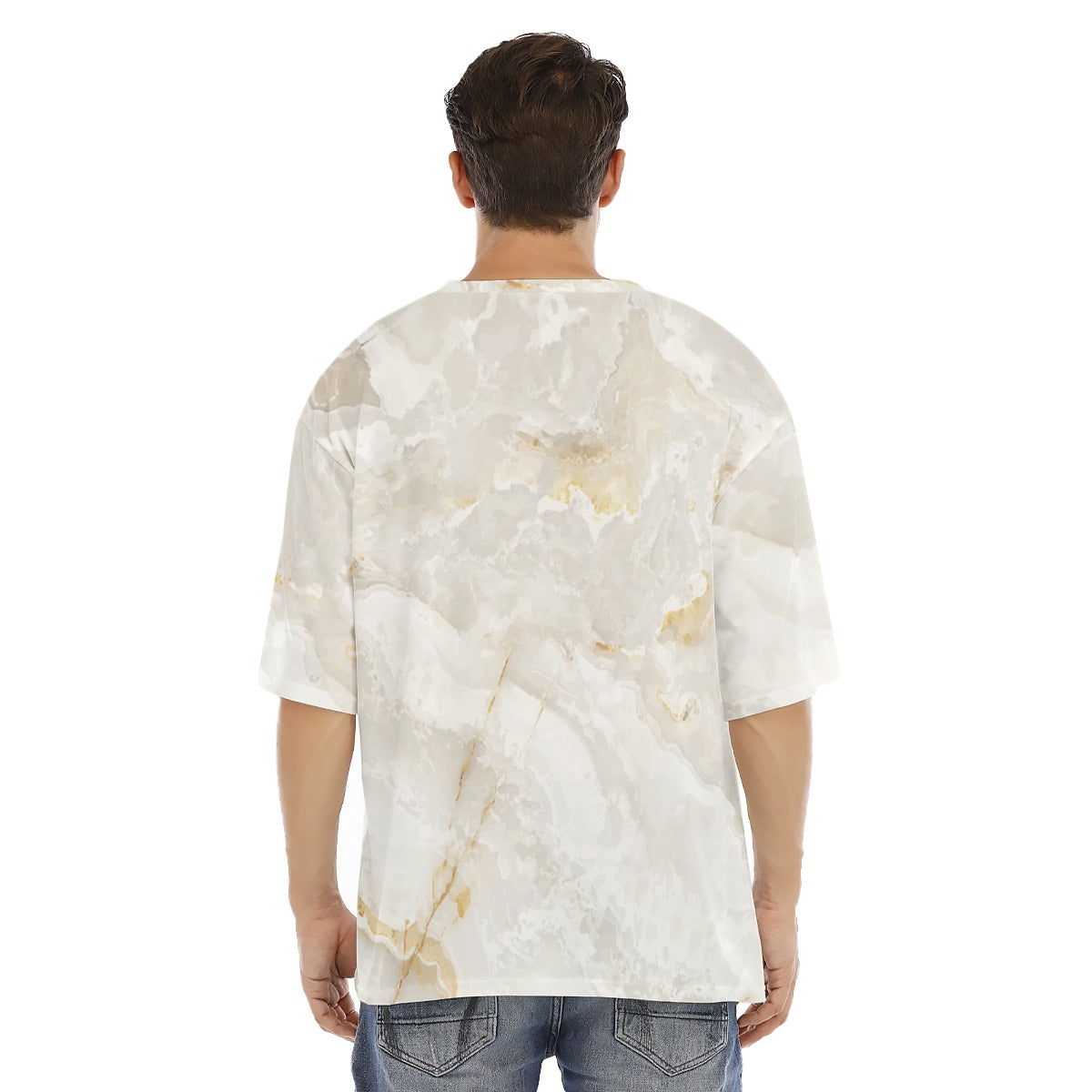 Off Ceramic - Men's Drop Shoulder T-shirt With Short Sleeve