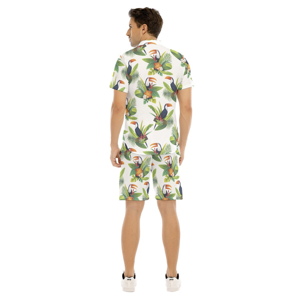Hornbill Bush -  Men's Short Sleeve Shirt Set