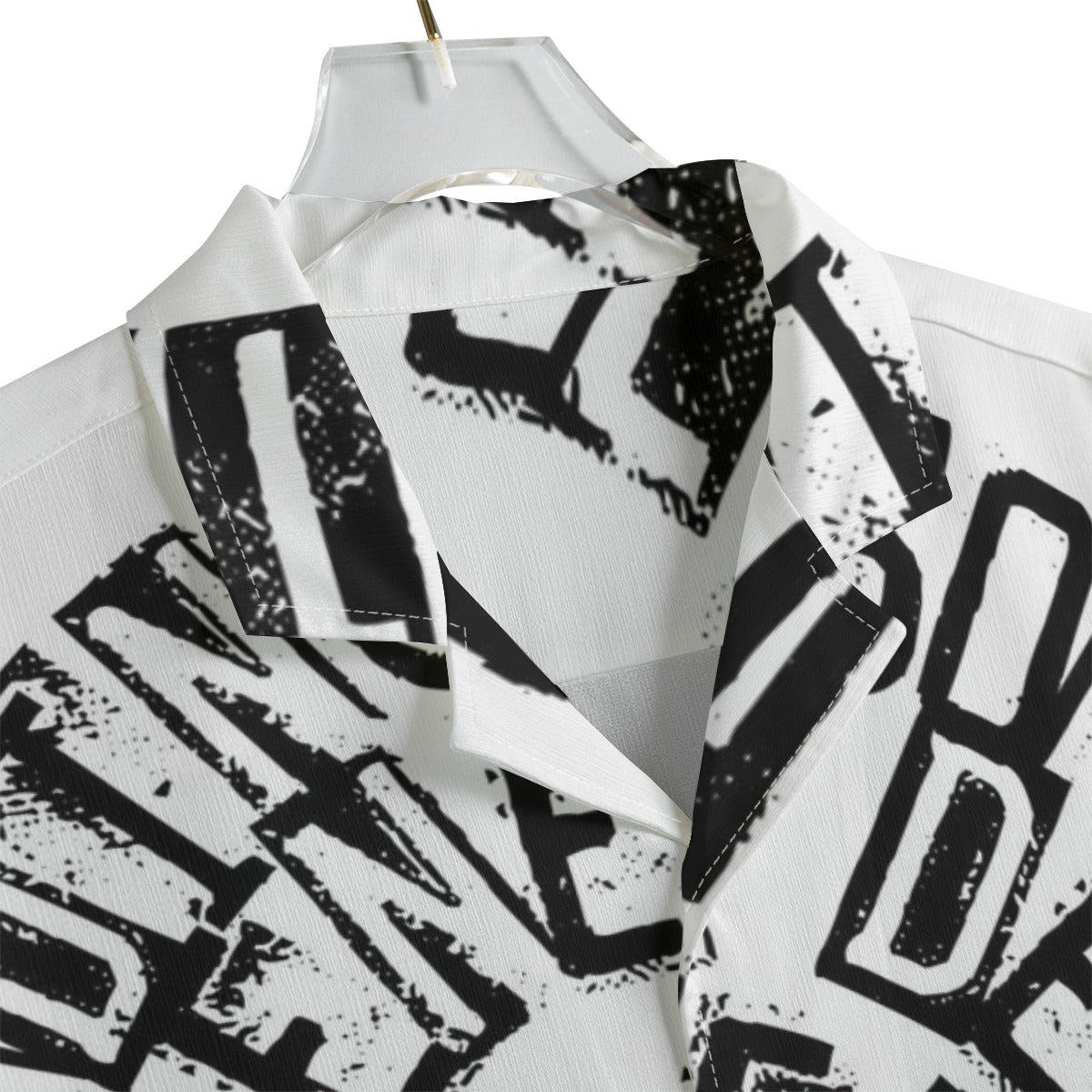Verbal Spiral - Men's Textured Clubwear Shirt