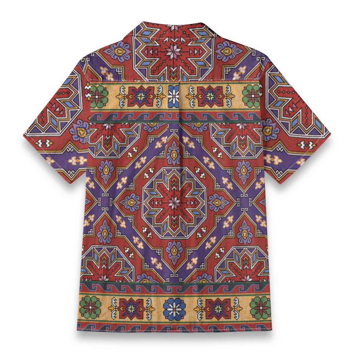 Retro Indian Print VIII - Designer Shirt - 100% Cotton