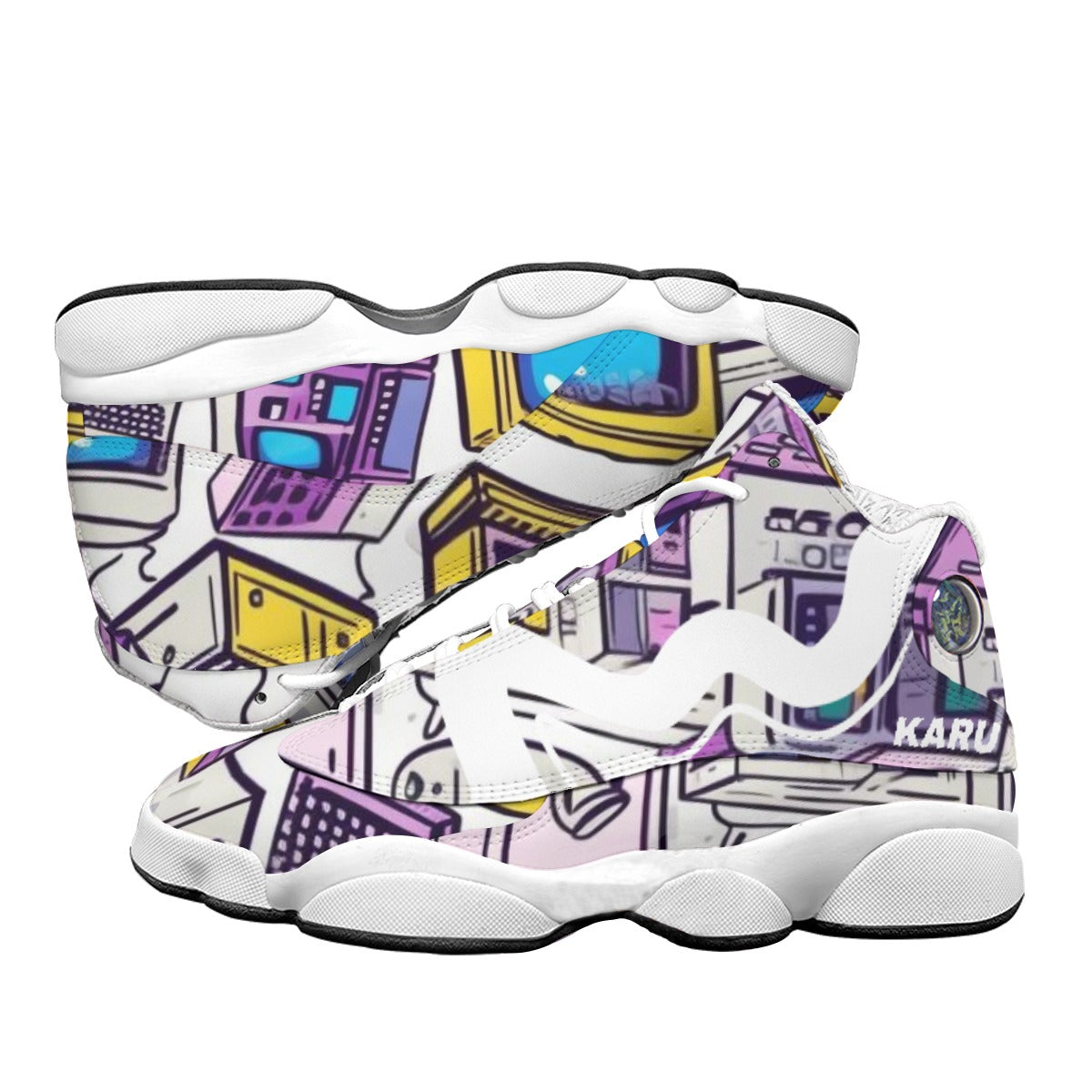 Cyber Grid - Curved Basketball Shoes