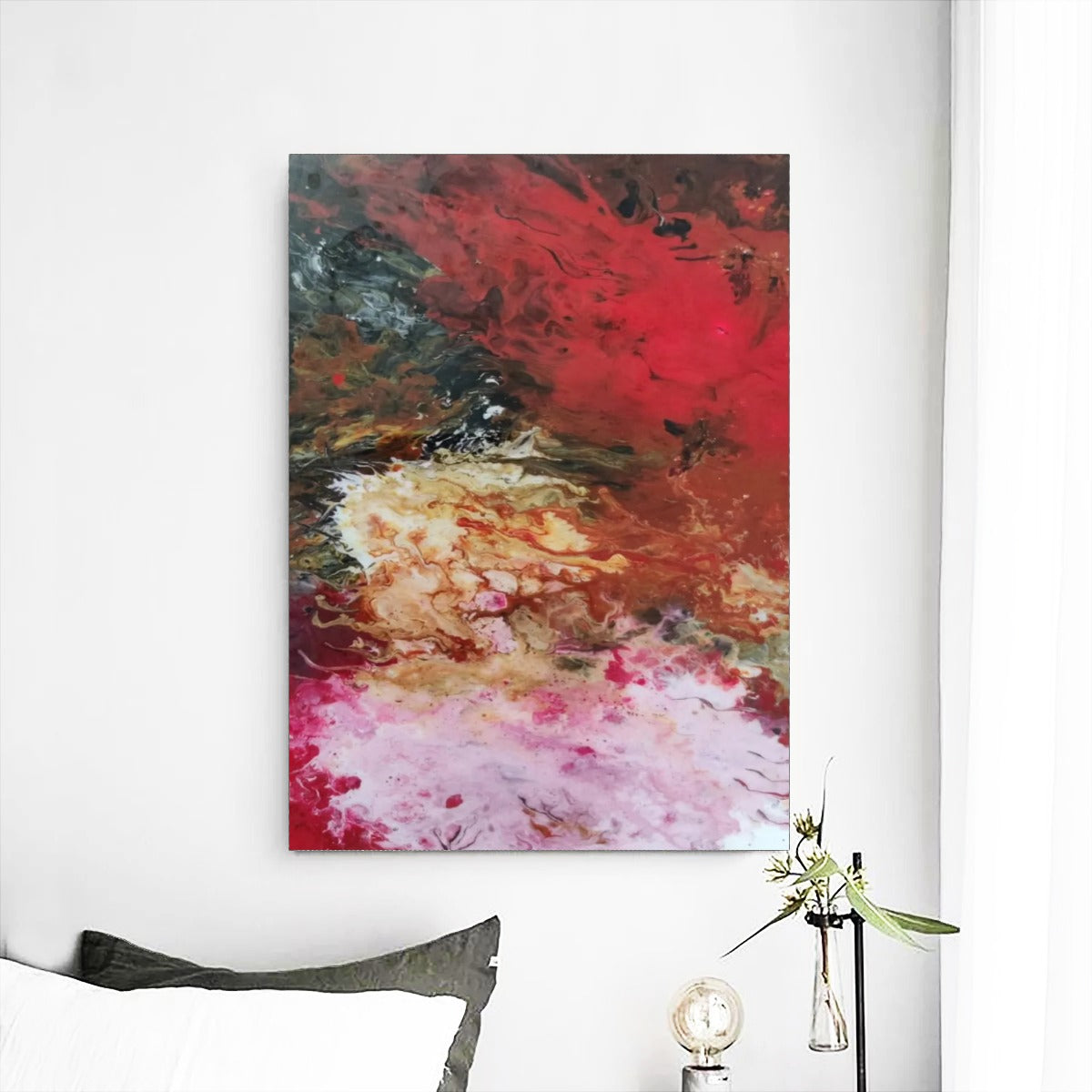 Abstract | Framed Single Piece Mural