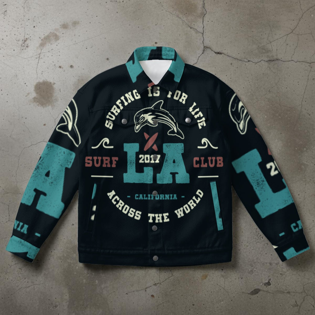 LA Surf Club - Unisex Collared Jacket