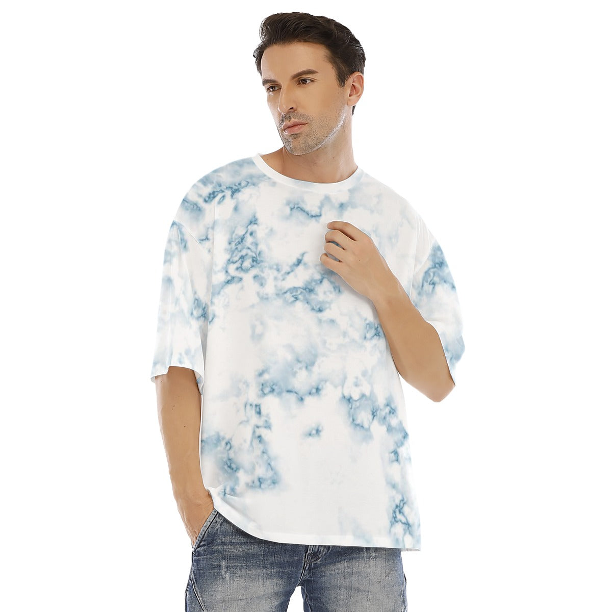 Blue Lagoon - Men's Drop Shoulder T-shirt