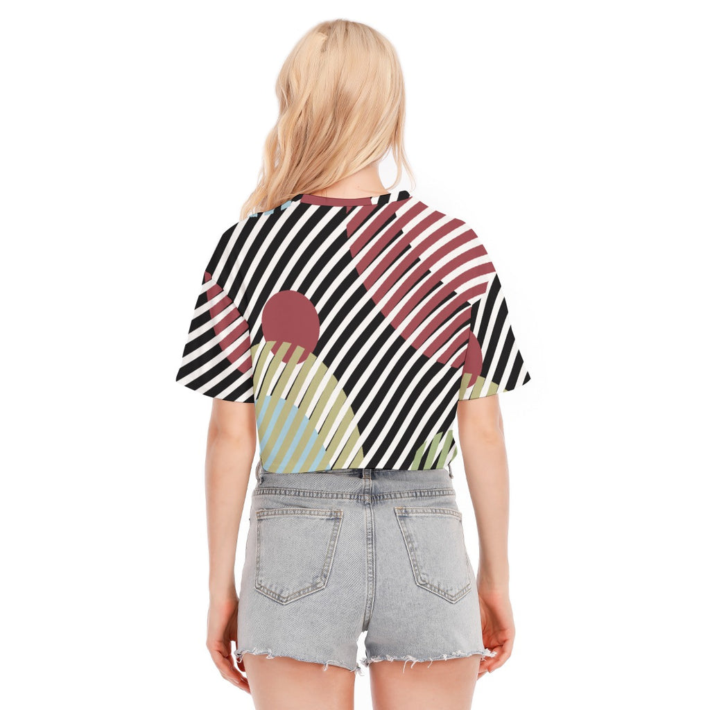 Vector Dawn - Women's Cropped T-shirt - 100 % Cotton