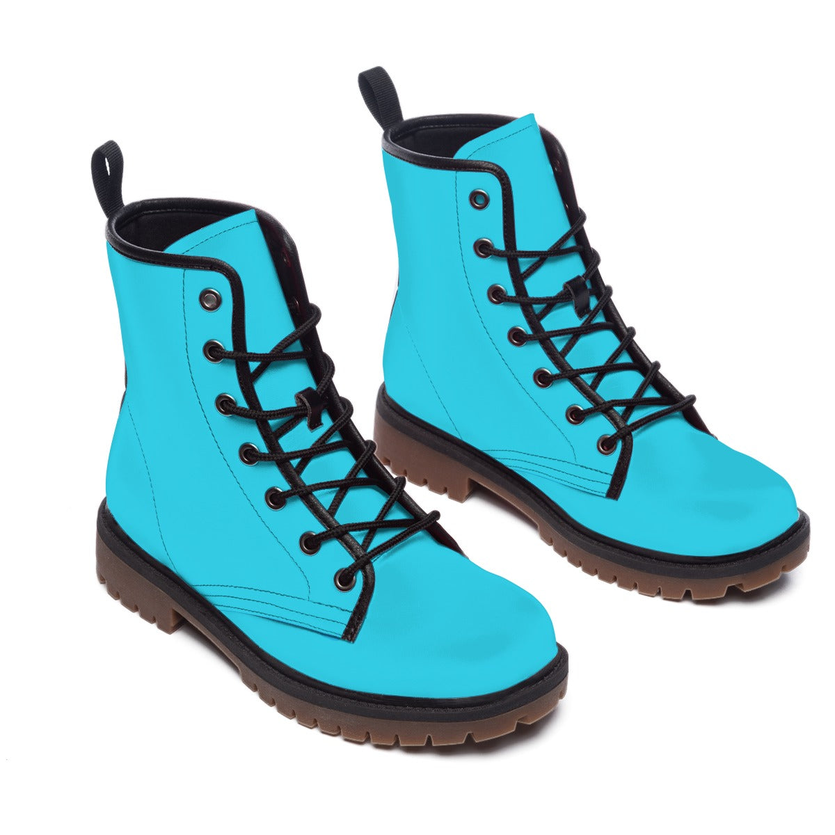 Neon Blue - Men's Martin Short Boots