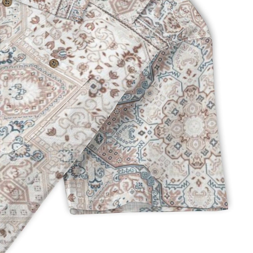 Retro Indian Print IX - Designer Shirt - 100% Cotton