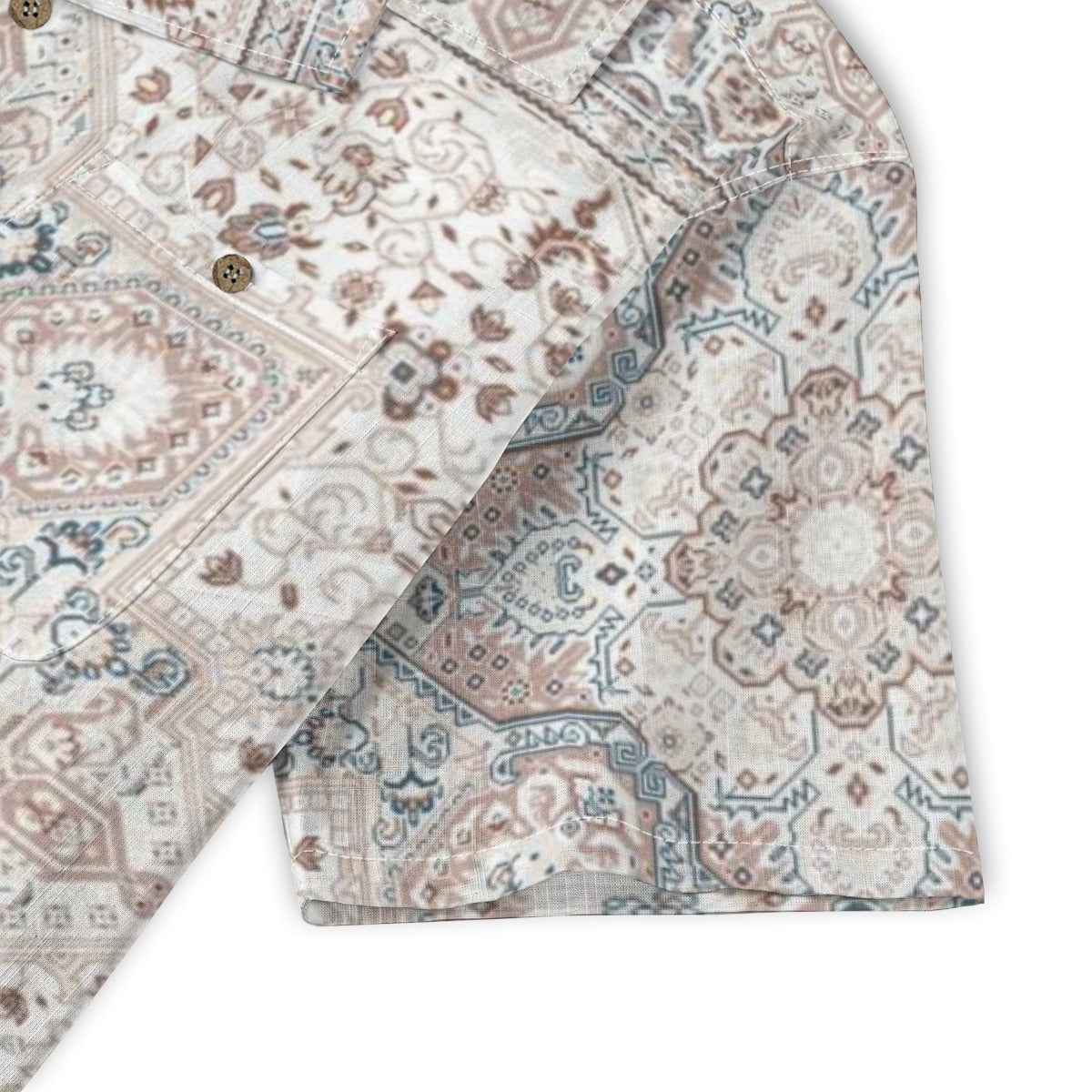 Retro Indian Print IX - Designer Shirt - 100% Cotton
