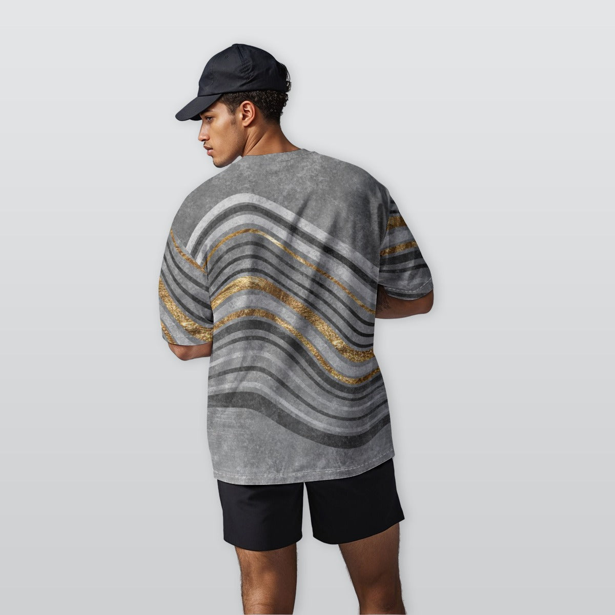 Golder Ore  - Oversize Crewneck T-Shirt - 100% Cotton
