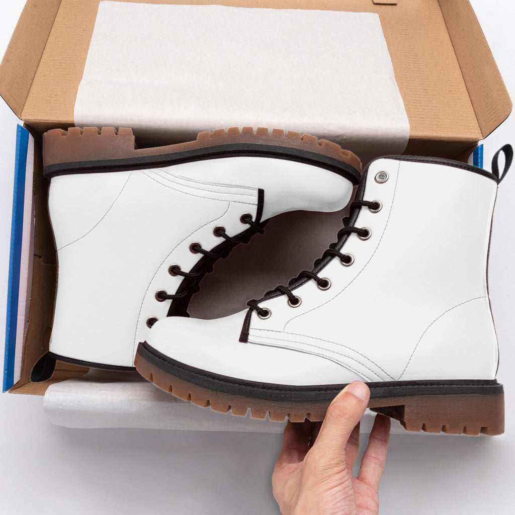 Sweet White - Men's Martin Short Boots