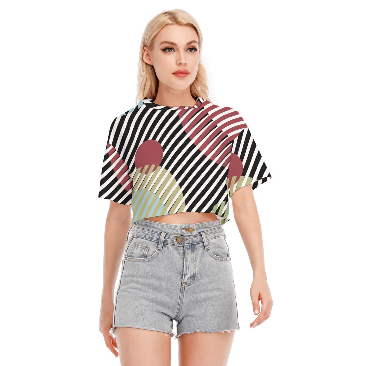 Vector Dawn - Women's Cropped T-shirt - 100 % Cotton
