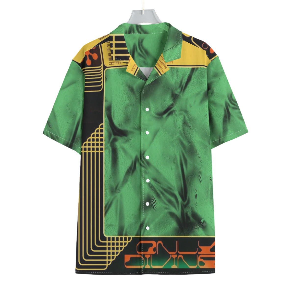 Only Divine - Men's Textured Clubwear Shirt