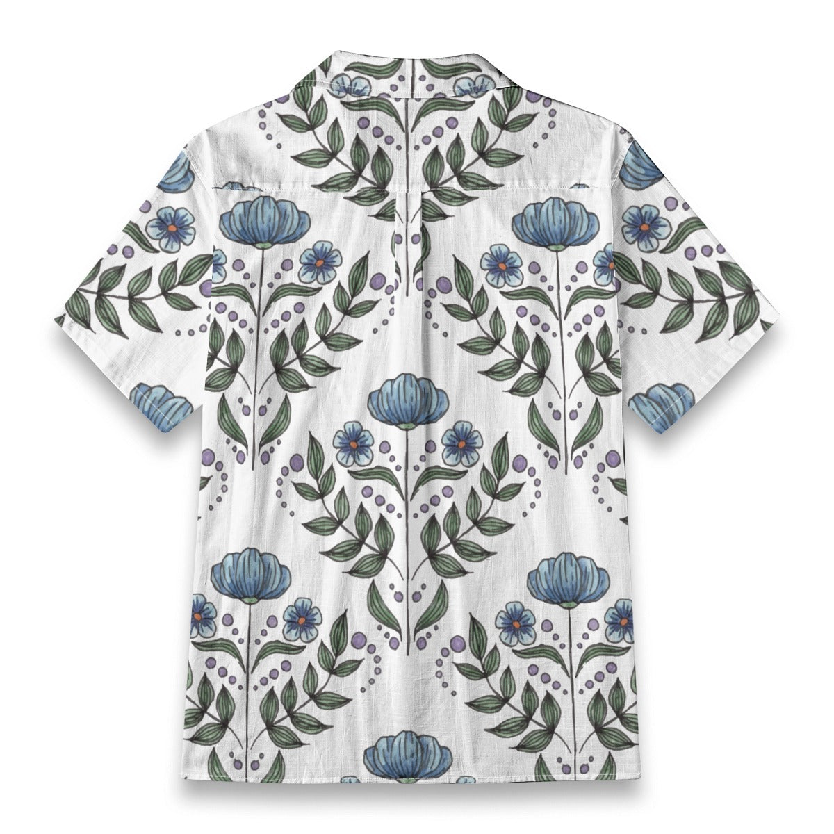 Retro Indian Print XVIII - Designer Shirt - 100% Cotton