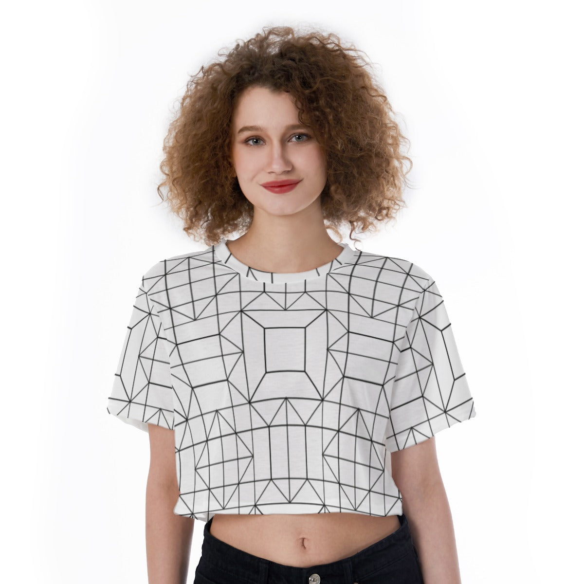 Diamond Matrix - Cropped T-Shirt