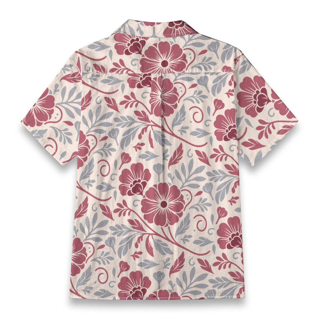 Retro Indian Print XVII - Designer Shirt - 100% Cotton