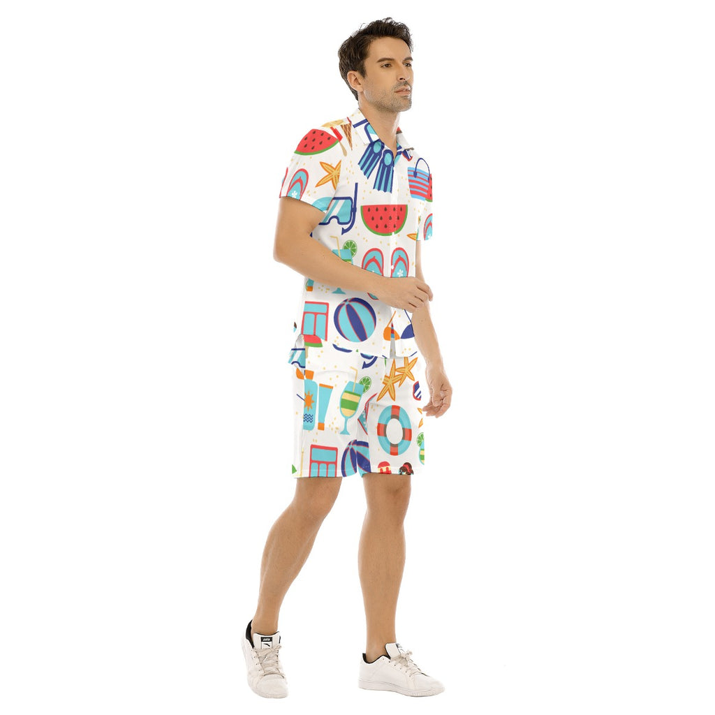 Aqua-Rizz - Men's Short Sleeve Shirt Set