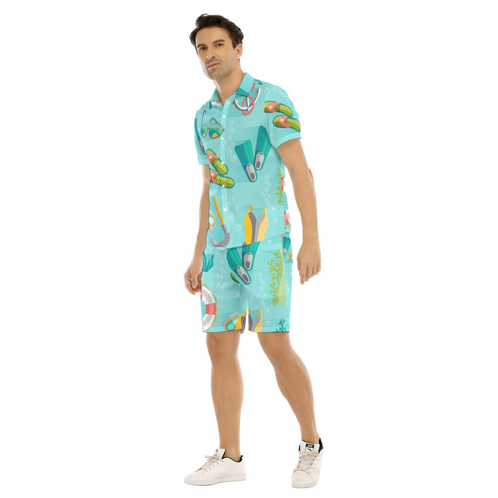 Blue Horizon - Men's Short Sleeve Shirt Set