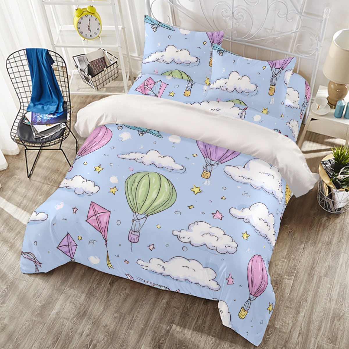 Kite & HotAirs - Four-piece Duvet Cover Set